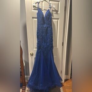 Johnathan Kayne Blue Prom Dress